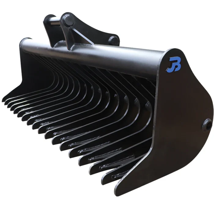 100 General Purpose Excavator Land Rake Bucket - 12-16 Tonne