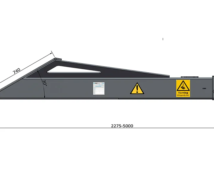 High-Spec Excavator Extension Lifting Jib - 8-25 tonne
